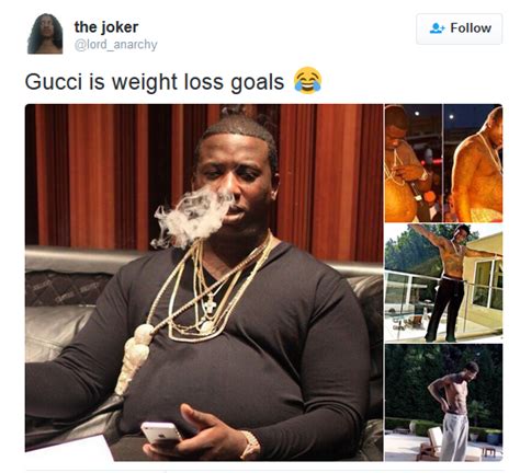 gucci fat man|gucci mane weight loss.